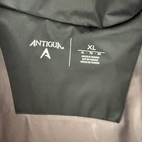 Antigua Angels Windbreaker Jacket Mens XL Red Gray Full Zip Lightweight Athletic - Picture 6 of 7